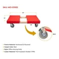 thumbnail image 6 of 19" x 32" Carpeted Furniture Dolly 4 Wheels 1000 lbs. - Hardwood and Plywood Piano Moving Office Dolly with 3.5" x 4" Swivel Casters Mover, 6 of 12