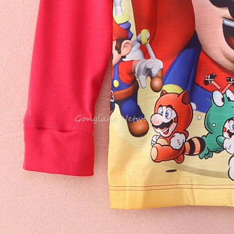 Super Mario Baby Kids Boys Leisure Clothes Sets Nightwear