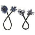 thumbnail image 3 of 2 pinzas para el pelo para mujer, pinzas francesas para el pelo, accesorio para hacer moños, pinzas para el pelo con flores., 3 of 6