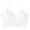 White, variant on Lace Bandeau Bras with Strap Sunflower Wrapped Bralettes Deep V Neck Padded Sports Bra Bralette for Women Black One Size