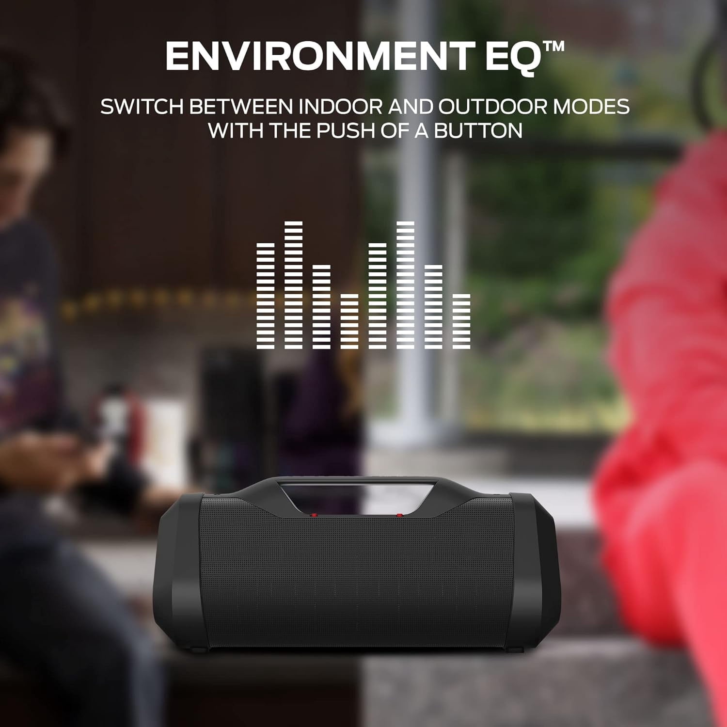 Monster Blaster 3.0 Portable Speaker, 120W Wireless Bluetooth Speaker, IPX5 Rechargeable Waterproof, Charge Out & Aux Input