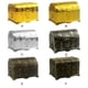 thumbnail image 4 of Tholdsy Cofre del Tesoro pirata plástico almacenamiento conveniente caja de tesoros juguetes de simulación decoración de cumpleaños Juguetes dorado 1, 4 of 6