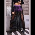 thumbnail image 4 of Conjuntos de Fiesta para Mujer, Falda Transparente, Ropa de Club, Falda Larga de con Cintura Alta y Corte A. XXL, 4 of 5