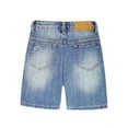 thumbnail image 2 of KIDSCOOL SPACE Baby Girls Boys Jeans Shorts,Ripped Simple Design Cute Summer Denim Pants,Light Blue,12-18 Months, 2 of 5