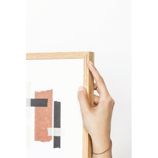 19 x 27 in 50x70 cm Natural Solid Oak Wood Picture Frame