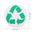 thumbnail image 2 of 6pcs Garbage Classification Sign Stickers Recycle Stickers Trash Can Stickers, 2 of 9