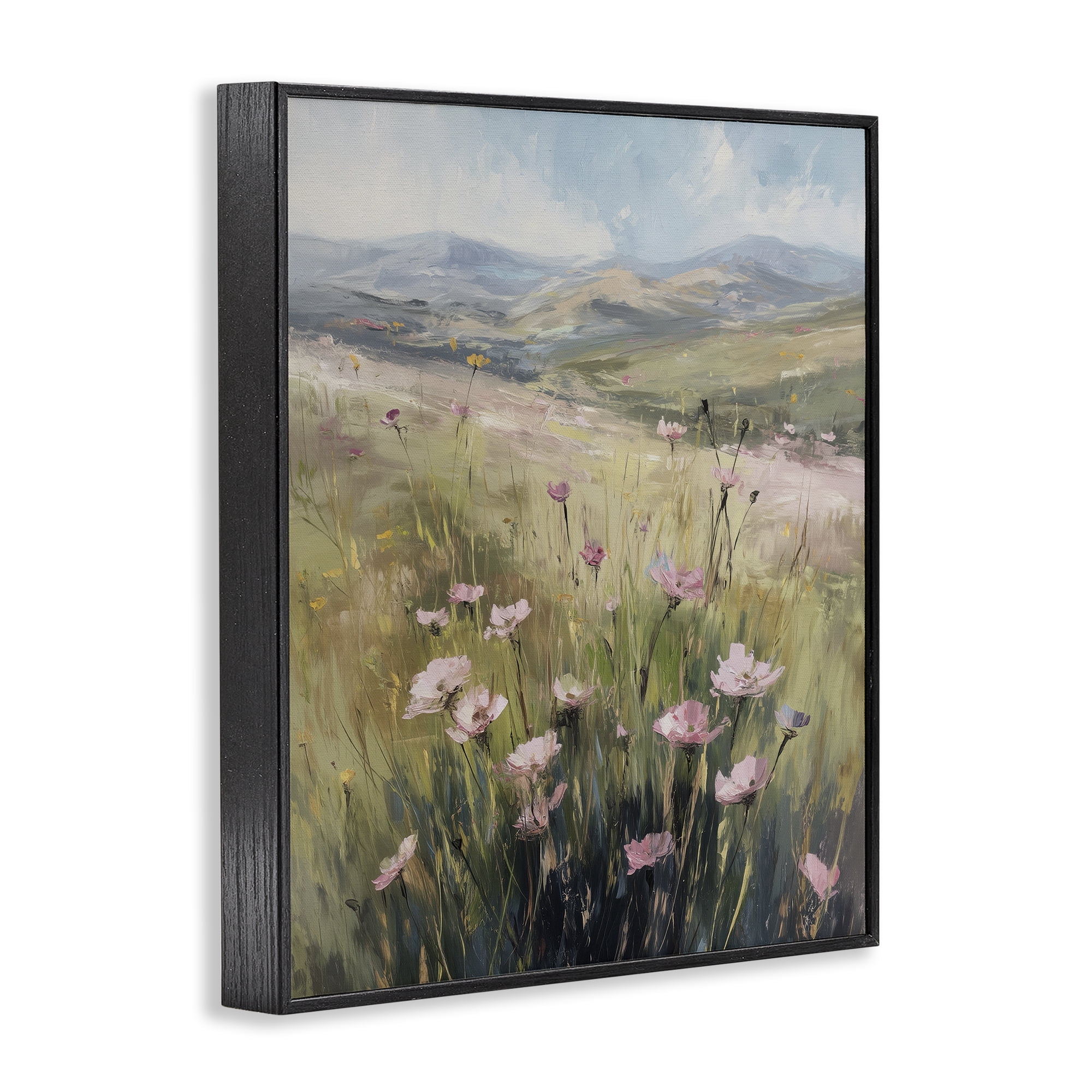 Stupell Industries Wild Shrubs in Pasture Black Framed Giclee Art, design by Svetlana Aleynikova