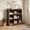 Walnut, variant on Homieasy 9 Cube Storage Organizer with Charging Station, 41'' Tall Wooden Cube Bookcase for Living Room, Bedroom, Brown Oak