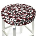 thumbnail image 3 of Haiem French Bulldog1 Cushion Round Bar Chair Seat Cover Bar Chair Cushion Covers Elastic Washable Bar Chair Cover,Protects from Scratches and Stains-14 inch, 3 of 7