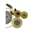 thumbnail image 5 of 37" Metal Gold Sunflower Wall Clock, 5 of 5