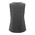 thumbnail image 4 of T-Shirt Décontracté Sans Manches pour Femmes, Col Rond, avec Imprimé Floral - pour Usage Quotidien, 4 of 4
