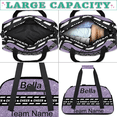 thumbnail image 5 of Qzaxky Personalized Cheer Bag Gym Bag Custom Duffle Bag Cheerleading Bag with Name Overnight Bag Large Cheerleader Bag Glitter Purple, 5 of 7