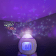 thumbnail image 2 of Reloj Despertador Con Proyección De Estrellas Para Niños Blanco detalles azul, 2 of 5