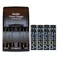 thumbnail image 1 of Kodak Smart Charger + 8 AA AccuLoop-X NiMH Batteries (2600 mAh), 1 of 1