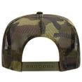 thumbnail image 3 of Couver Camouflage 5 Panel High Crown Mesh Back Trucker Hat, Front Split, Camo/White/Camo, 6PCS Set Pack, 3 of 8