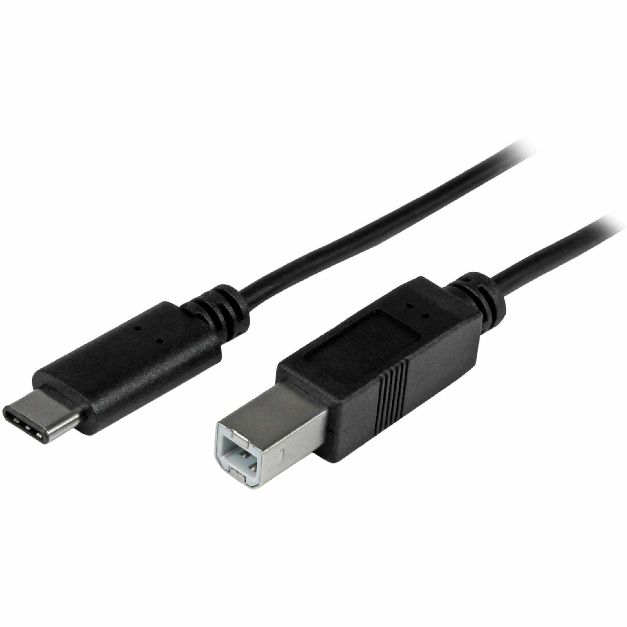 Onn+ USB Printer Cable 6ft USB-A Male to USB-B Male for Computer