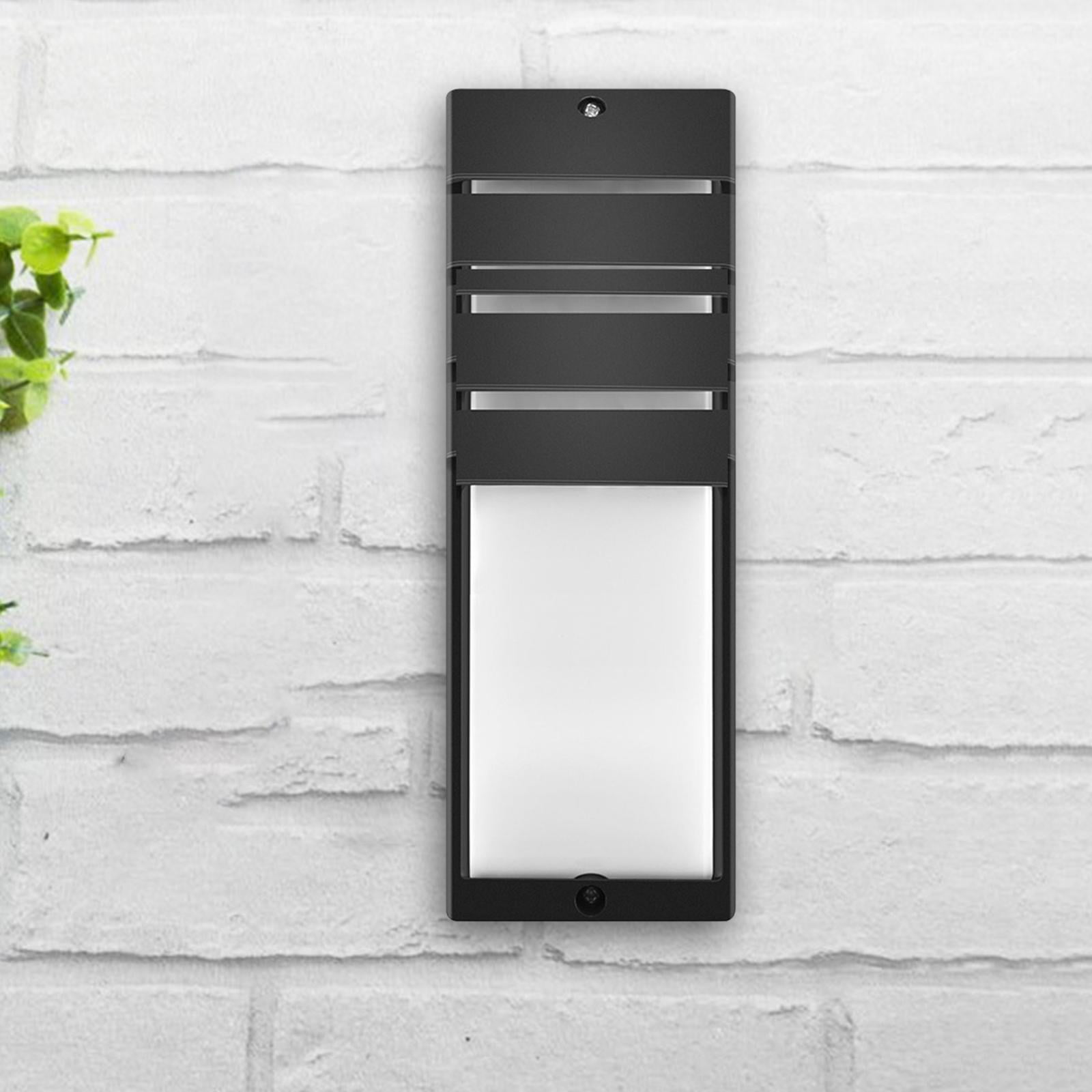 8W LED Wall Light Waterproof Exterior Light Sconce Walkway Garden Courtyard Warm white