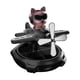 thumbnail image 3 of Difusor solar giratorio para coche, modelo de avión, adorno de aceite esencial Perro negro, 3 of 9