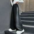 thumbnail image 2 of Girls Baggy Jeans Elastic Waist Wide Leg Baggy Pants Pants for Teen Girls Girls Clothes Size, 2 of 7