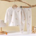 thumbnail image 2 of Gibobby Toddler Boys Pajamas Pajamas For Baby Boys 0-12 Months 2t 3t 4t 5t Long Sleeve & 2-Piece Pjs Set Kid Sleepwear Toddler Boys Set Toddler Boys Clothes,Light Pink,Size 3-4 Years, 2 of 9