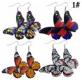 thumbnail image 3 of Dangle Earrings Butterfly Shape Creative Fashion Drop Earrings Pierced Earrings, 3 of 10