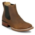 thumbnail image 2 of Justin Boots Mens Crazy Buck Square Toe Chelsea  Ankle Boots, 2 of 5