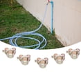 thumbnail image 3 of Gear Hose Clamps, Galvanizing Process Hose Clamp Set Pipe Clamp Tools Golden  For Motor Vehicles, 3 of 8