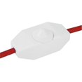 thumbnail image 2 of Regulador de intensidad de luz, interruptor giratorio con 220-230 V, blanco, pulsador para LED regulable, 2 of 4