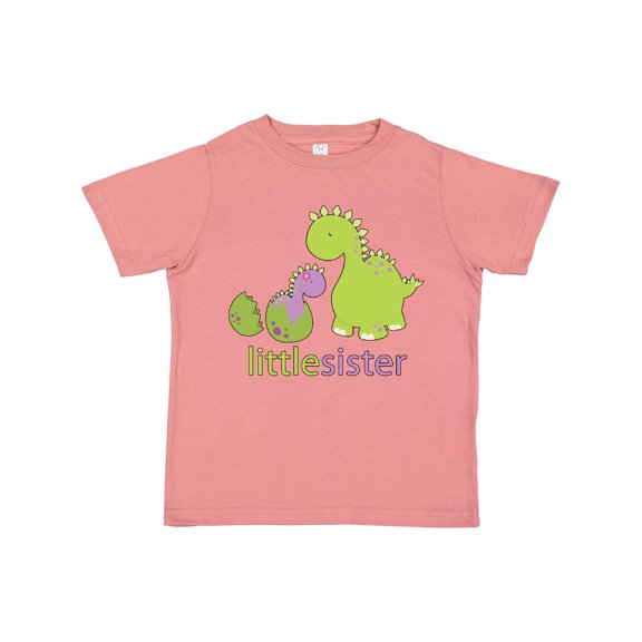 Inktastic Little Sister Purple Girls Toddler T-Shirt