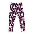 thumbnail image 4 of Halloween Outfits for Girls Funny Cute Printed Graphic Leggings Stretch High Waist Pull On Jeggings Pants (6 Years, Style E), 4 of 6