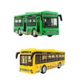 thumbnail image 3 of maskred ABS Audio-visual Bus Model Sturdy Construction Babies Playful Experience Childrens Large Bus Toy yellow, 3 of 6