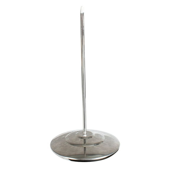 ifundom Stainless Steel Spike Receipt Holder with Heavy Base for Kitchen Use, Silver, Practical Memo Organizer