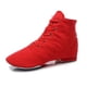 thumbnail image 2 of XIHAHA, zapatos de Jazz de lona de banda alta, zapatillas de Ballet para mujer, zapatillas de baile de Tango latino, zapatillas de punta para mujer y niña, 2 of 5