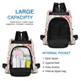 thumbnail image 6 of FORMRS Women's Travel Backpack Purse Anti-Theft Hidden Pockets Casual Shoulder Bag, Brown Starfish, 6 of 7