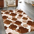 thumbnail image 2 of Area Rug for Living Room, Brown Geometric Moroccan Non-Slip Indoor Large Carpet for Bedroom/Dining Room, Abstract Art Coffee Ombre Modern Washable Low-Profile Floor Mat Runner Rugs - 3 x 5 Ft, 2 of 8
