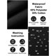 thumbnail image 4 of 2 Packs Long Bistro Server Aprons with one Pockets Black Waterproof Full Length Waist Waiter Aprons with Extra Long Waist Ties for Bistro Servers Waitress Chef Front House Staff, 4 of 5