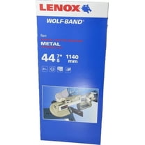 Lenox 8010838PW185 5-Pack Wolf-Band Portable Band Saw Blade, 44-7/8" (1140mm)
