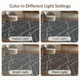 thumbnail image 7 of ODIKA 8'x10' Gray Charcoal Geometric Lattice Design Washable Area Rug Abstract Lines with Modern Aesthetic Non-Shedding, Easy Care, for King Size Bedroom Under Bed, Master Suite, 7 of 7