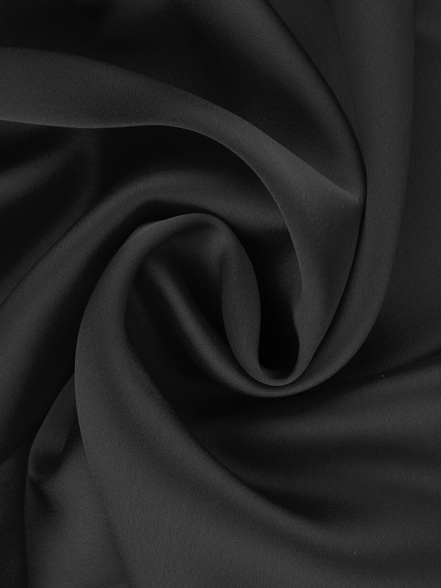 DARING DIVA Silky Satin 2 Pieces Ruffle Top and Long Pants Sleepwear Sets S Black