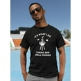 thumbnail image 2 of I Drink And Grill Things T-Shirt Men -Smartprints Designs, Male 3X-Large, 2 of 4