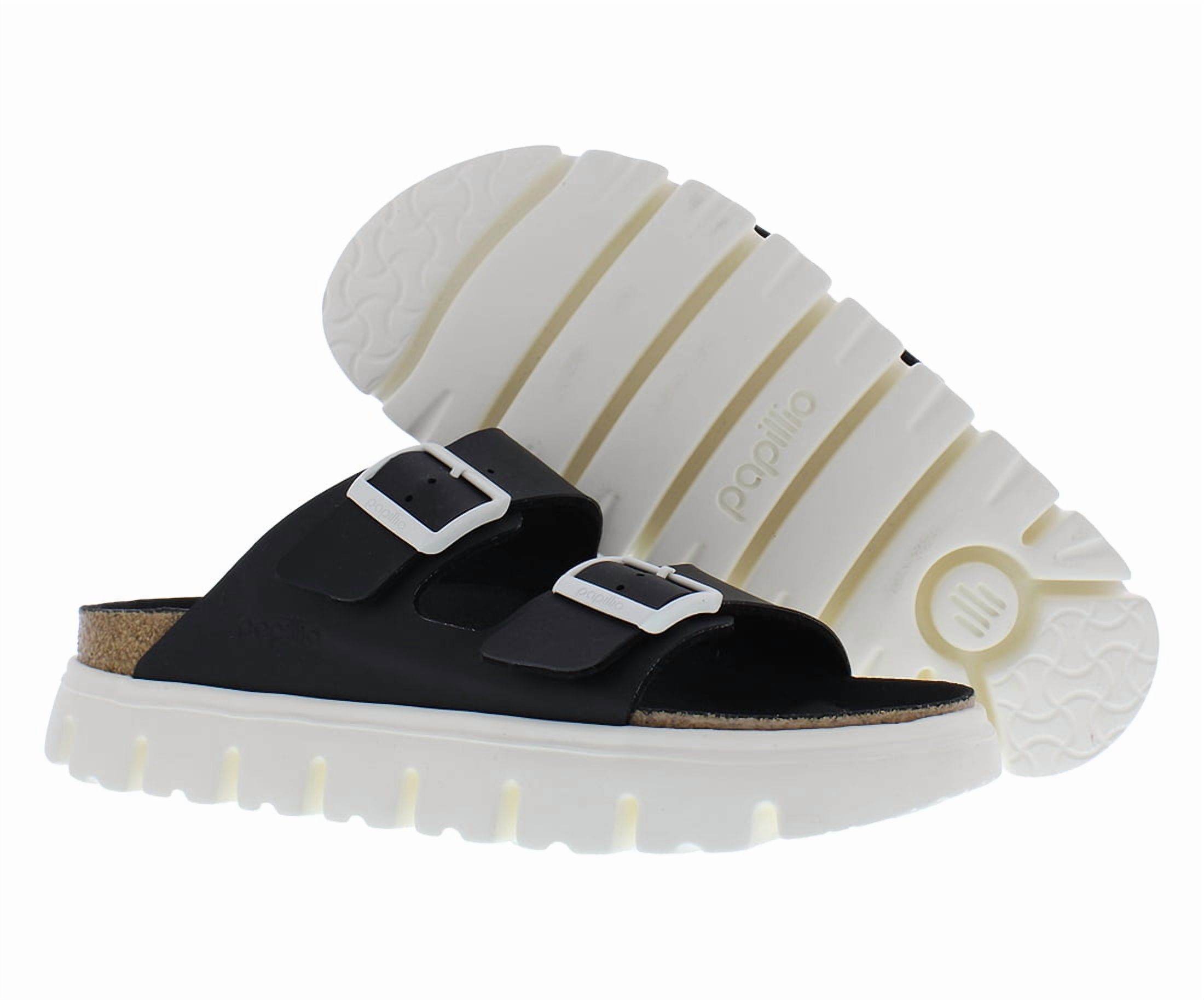 Birkenstock Arizona Papillio Chunky Narrow Unisex Shoes Size 7, Color: Black