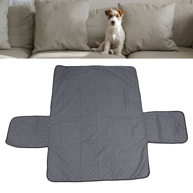 Housse de Protection pour Sofa Inclinable, Housse de Sofa Inclinable en Tissu Résistante aux Rayures et Imperméable, Pratique pour Dortoir, Gris, 2 Places, 170x230 cm