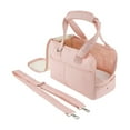 thumbnail image 4 of Sam's Pets Teddy 14.5'' Dog & Cat Carrier Bag in Light Pink - 14.5, 4 of 5