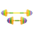 thumbnail image 1 of MOVTOTOP Kids Adjustable Plastic Dumbbell and Barbell Set for Fun Exercise with Bright Colors Multi, 1 of 8