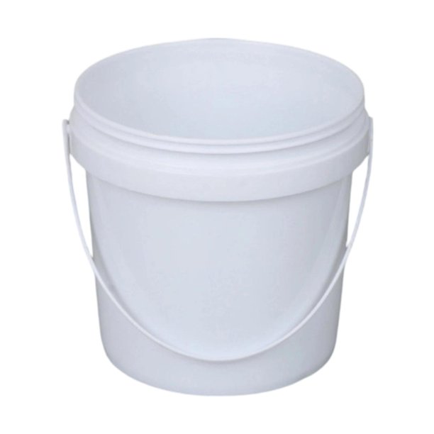 Cubo de pintura ligero y resistente para recubrimientos y disolventes en proyectos de bricolaje. 2 litros sin tapa