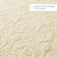 thumbnail image 6 of Lightweight Wrinkle Resistant Quilt Sets in Yellow Damask for King Size Bedding by Comfort Canopy, 6 of 10