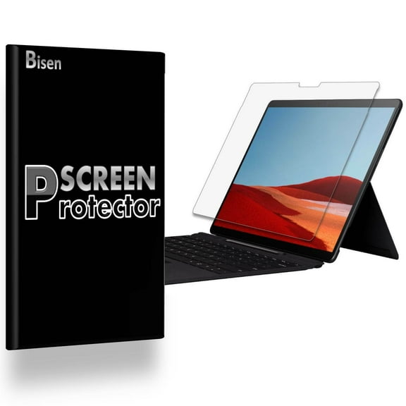 Fit For Microsoft Surface Pro X (2019) [4-Pack BISEN] Anti-Glare Matte Screen Protector, Anti-Fingerprint, Anti-Scratch