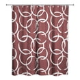 thumbnail image 2 of Creative Products Maroon Circles 71 x 74 Shower Curtain, 2 of 2