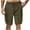 Army Green, variant on Hurxie Cotton Shorts for Men with Pockets Army Green Heavy-Duty Cotton Work Shorts Carpenter Pants S-3XL