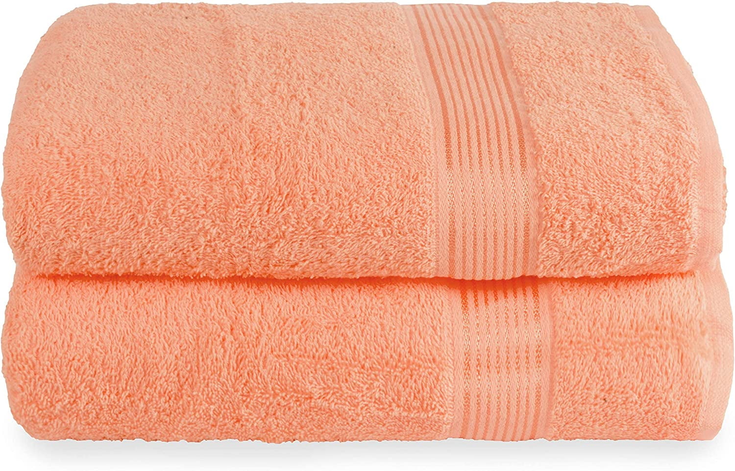 BELIZZI HOME 100 Premium Cotton 2 Pack Oversized Bath Towel Set 28x55